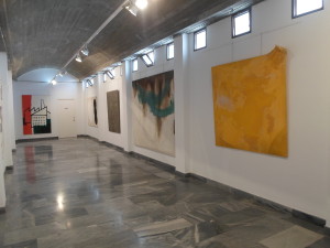 Interior Sala de exposiciones. Centro de Arte Mirador del Castillo. Mojacar